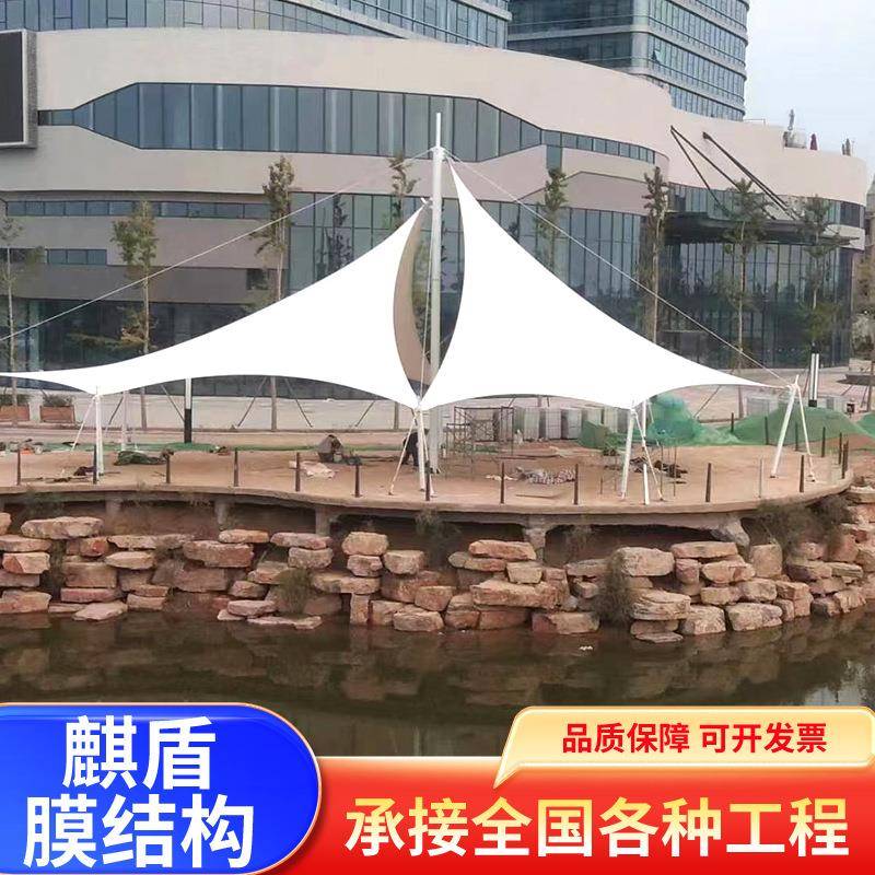膜结构篮球场网球场体育场遮阳棚学校户外体育看台棚张拉膜遮阳棚