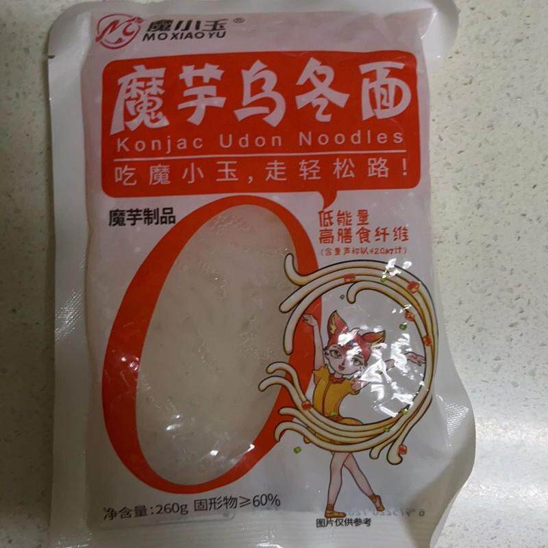 魔芋乌冬面低卡方便速食袋装凉面魔芋面粉丝即代餐热量饱腹主食