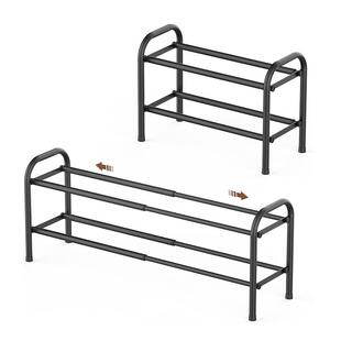 拉车套罩可堆叠伸缩鞋架不锈钢门口简易收纳宿舍组装拖鞋鞋架子耐用跨境