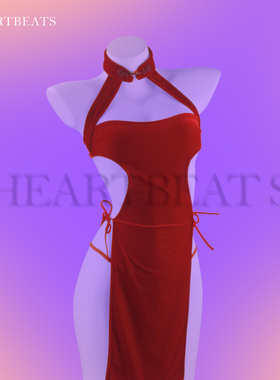 HeartBeats[绝代芳华]情趣睡衣cosplay纯欲性感高腰开叉新年战袍