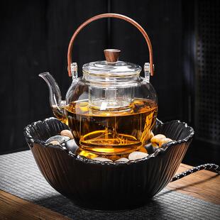 围炉煮茶电陶炉煮茶器玻璃壶陶瓷壶铁壶通用室内电烤炉陶瓷电陶炉