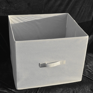 无盖大号收纳箱 35CM 布艺衣橱整理箱衣物储物盒杂物筐折叠