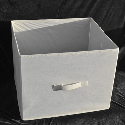 45 40 35CM 无盖大号收纳箱 布艺衣橱整理箱衣物储物盒杂物筐折叠