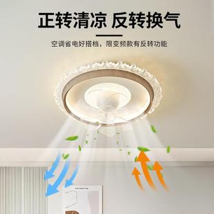 2025新款 全光谱护眼主卧室吊扇灯360一体吸顶灯轻奢可摇头房间灯