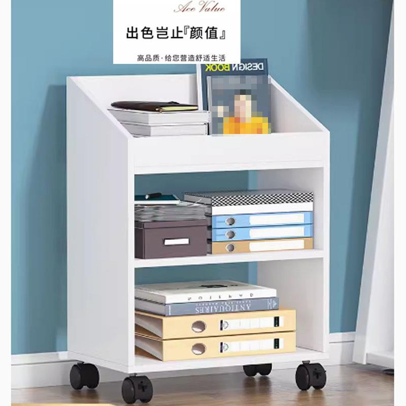 办公桌收纳架置物架工位神器放包小推车落地移动多层推车收纳架