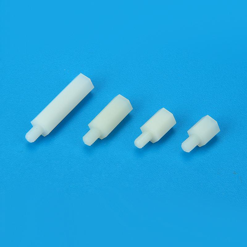 厂家畅销单通尼龙六角柱M3间隔柱PC内外单通柱螺母螺丝支撑螺柱