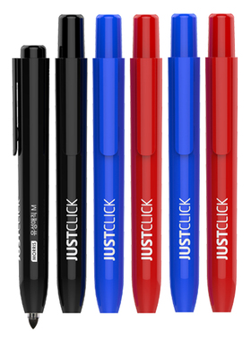 韩国MORRIS模丽思MRP-106/105/102按动式油性防水记号笔伸缩型无笔帽工业夹具打点极细标记笔环保无气味1.5mm