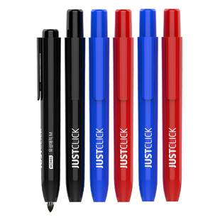 韩国MORRIS模丽思MRP-106/105/102按动式油性防水记号笔伸缩型无笔帽工业夹具打点极细标记笔环保无气味1.5mm