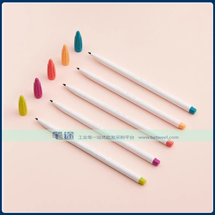 韩国monami慕那美04009纤维彩色笔水性记号笔极细0.4mm工业标记打点笔快干金属表面易擦笔Plus Pen P3000