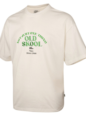 VANS范斯男子OLD SKOOL SS TEE运动休闲短袖T恤VN00104EFS8