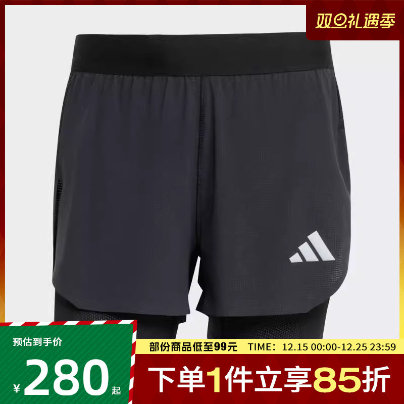 adidas阿迪达斯男子adi365 2in1 M运动休闲短裤KE2286