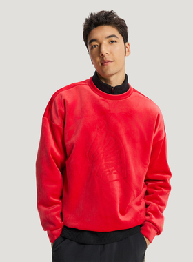 adidas阿迪达斯男子CNY马年限定运动休闲套头衫卫衣KE4069