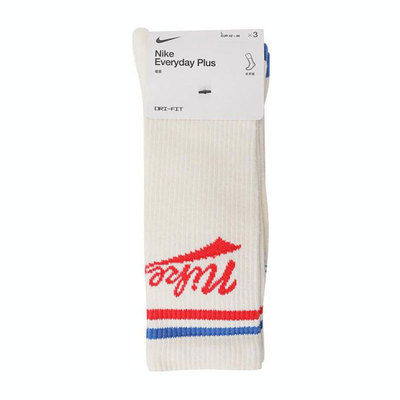 NIKE耐克中性UNKEDPLSCRW3PRLFESTL144休闲袜子HJ9336-901