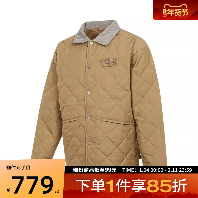 VANS范斯男子ZQ QUILTED JACKET运动休闲羽绒服VN000P6N4MG