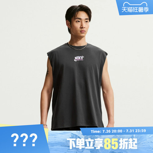 NIKE耐克男子AS  NSW SLVLS TOP运动休闲无袖T恤IW1197-060