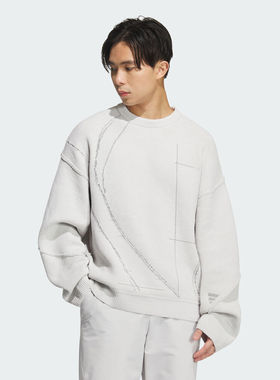 adidas阿迪达斯男子FUSTL M KNTWE运动休闲毛衣套头衫KC2598