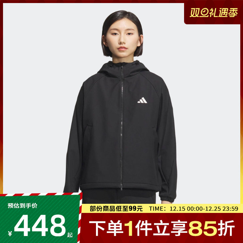 adidas阿迪达斯女子MS SOFTSHELL JK运动健身夹克外套KC0054