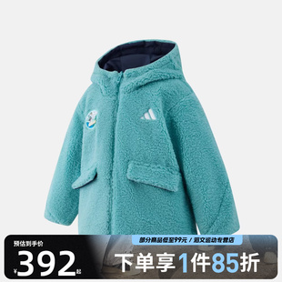 JKT运动休闲棉服外套KC2820 REV adidas阿迪达斯儿童LK GFX
