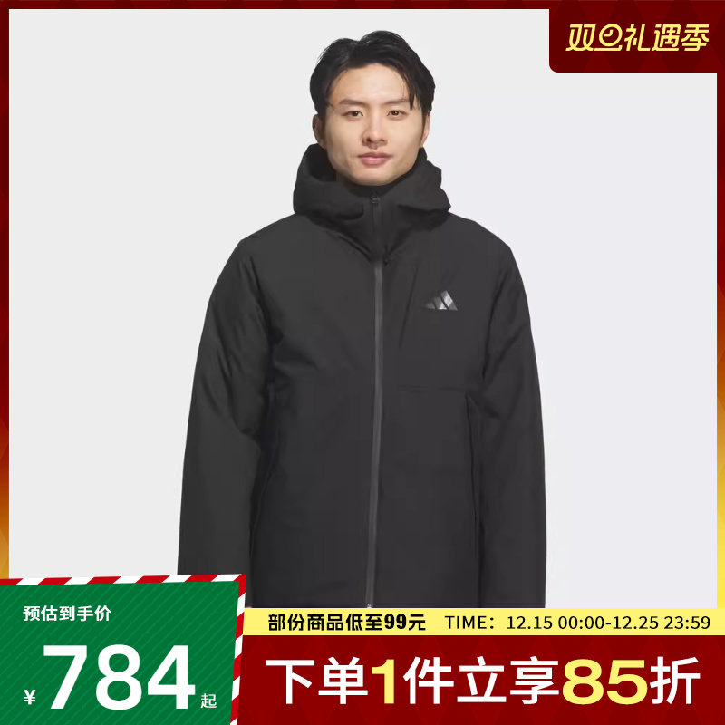 adidas阿迪达斯男子TECH DOWN JKT运动休闲羽绒服KQ5505