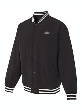 VANS范斯男子BASEBALL JACKET运动休闲棉服外套VN000GZMBLK