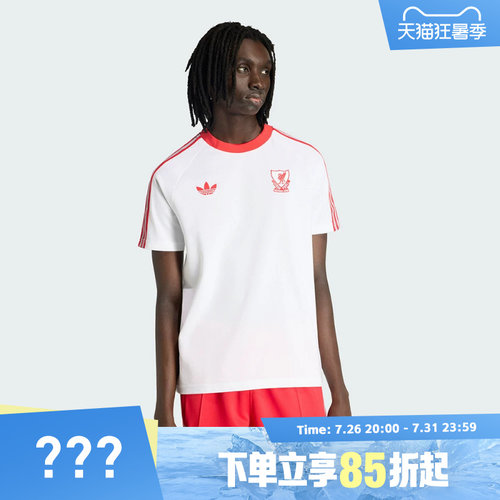 adidas阿迪达斯男子LFC OG TEE运动休闲短袖T恤JZ0140