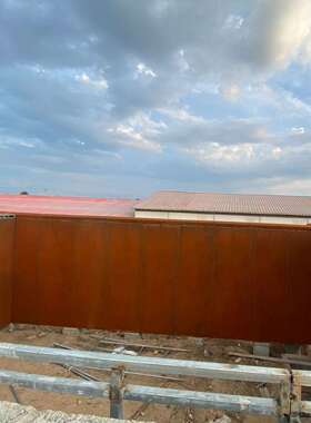 Q295NH耐候板 耐候钢板现货镂空景观幕墙庭院屏风牌做锈固锈灯