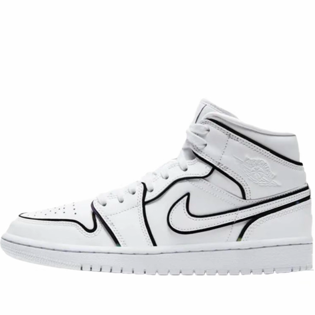 Air Jordan 1 Mid AJ1二次元炫光手稿2.0 广东WE仓