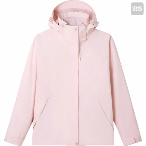 Camel/骆驼丁真防油污透气耐磨冲锋衣 AD22263513烟花粉阜阳ls仓