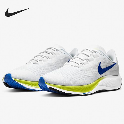 Nike/耐克正品 ZOOM PEGASUS 37 气垫跑步鞋BQ9646-102 温州QL仓