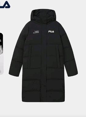 FILA/斐乐ORIGINALE加厚防寒连帽羽绒F11W349910F-BK湖北WFJ仓