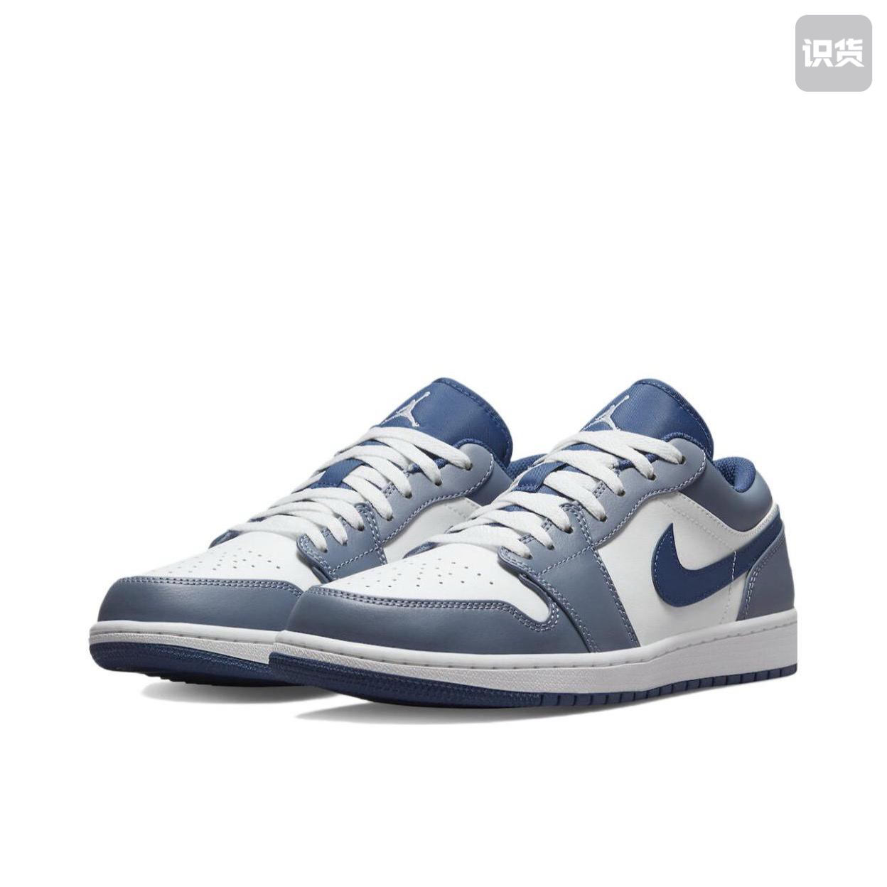 耐克Air Jordan 1复古潮流运动休闲鞋海军蓝/白553558-414湖南NK