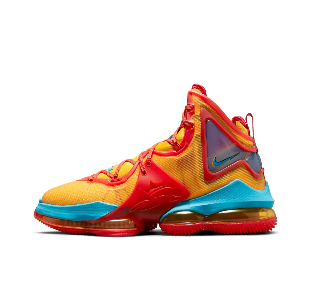 Nike Lebron 19 大灌篮 篮球鞋 红蓝色dc9342-800 杭州zx仓