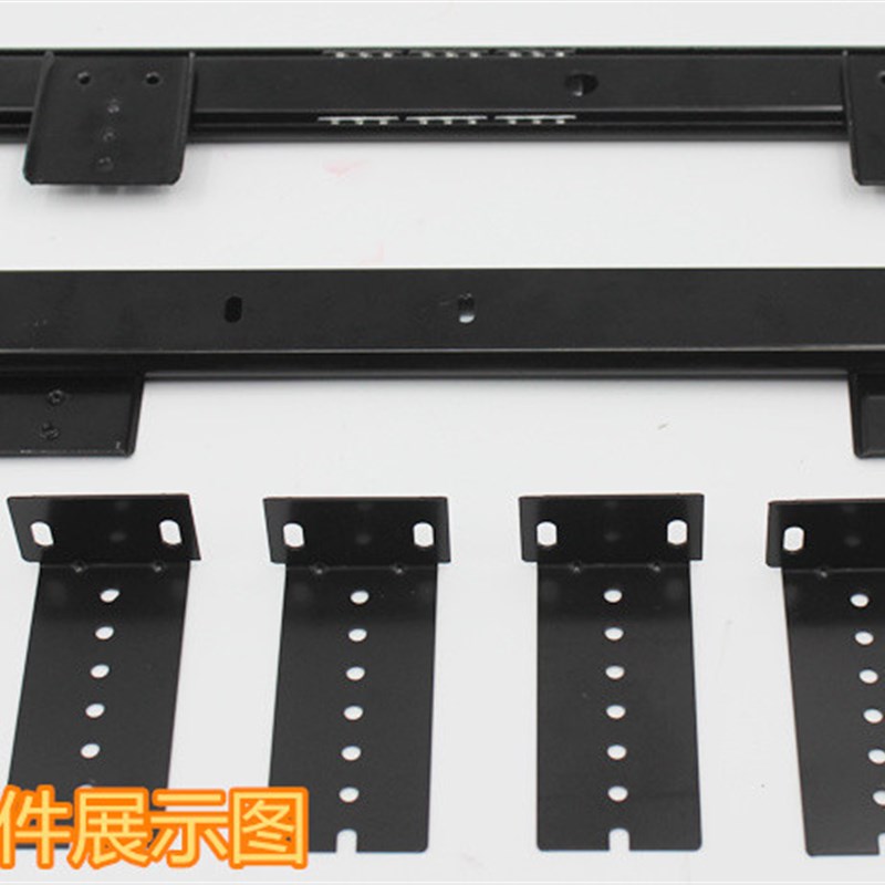 加厚吊装抽屉滑轨键盘滑轨木板托悬空吊轨加高吊码轨道吊挂抽屉轨