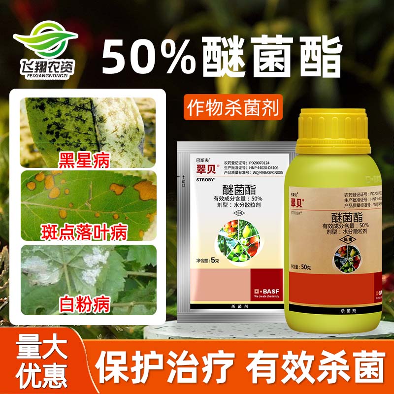 巴斯夫翠贝黑斑锈病5g50g醚菌酯