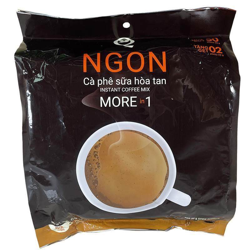 正品越南Q牌qcafe咖啡三合一速溶特浓香浓Ngon咖啡1200克60袋50袋