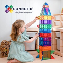 澳洲CONNETIX磁力片彩窗轨道小车管道车儿童益智玩具积木礼物生日