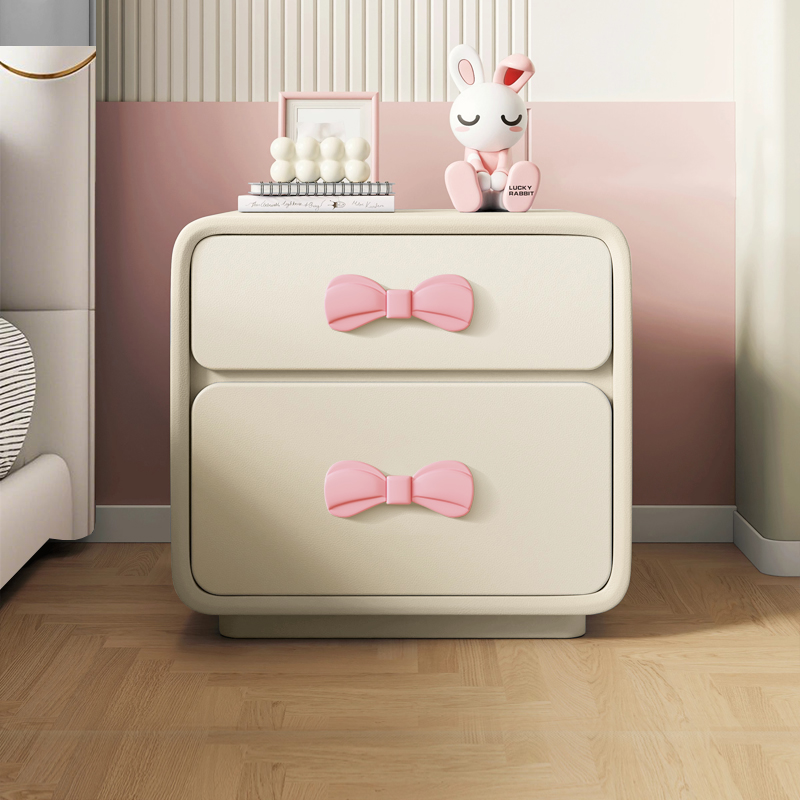 奶油风凯蒂猫床头柜家用创意柜