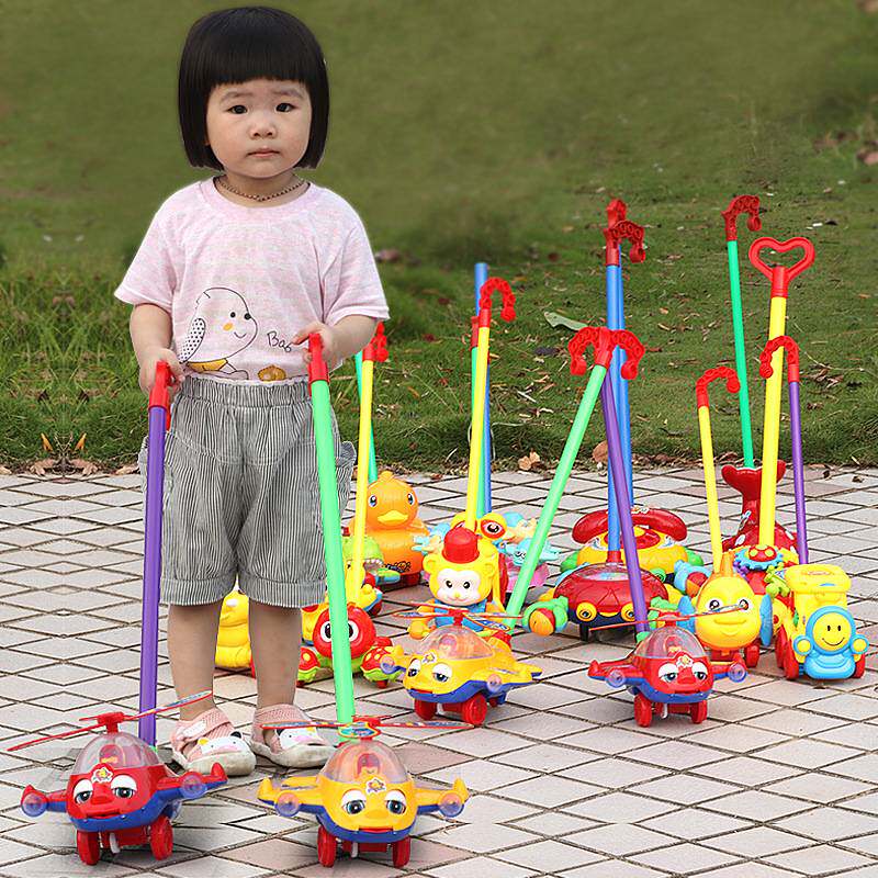 儿童学步推推乐婴儿手推飞机玩具