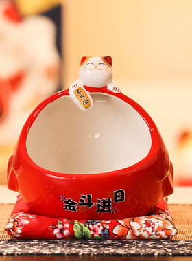 吉缘猫招财猫国潮宫廷招财猫小摆