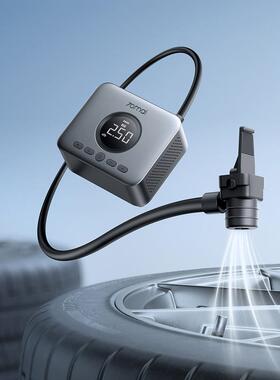 70迈无线充气泵TP07汽车车载充气宝 便携轮胎打气筒 数显屏