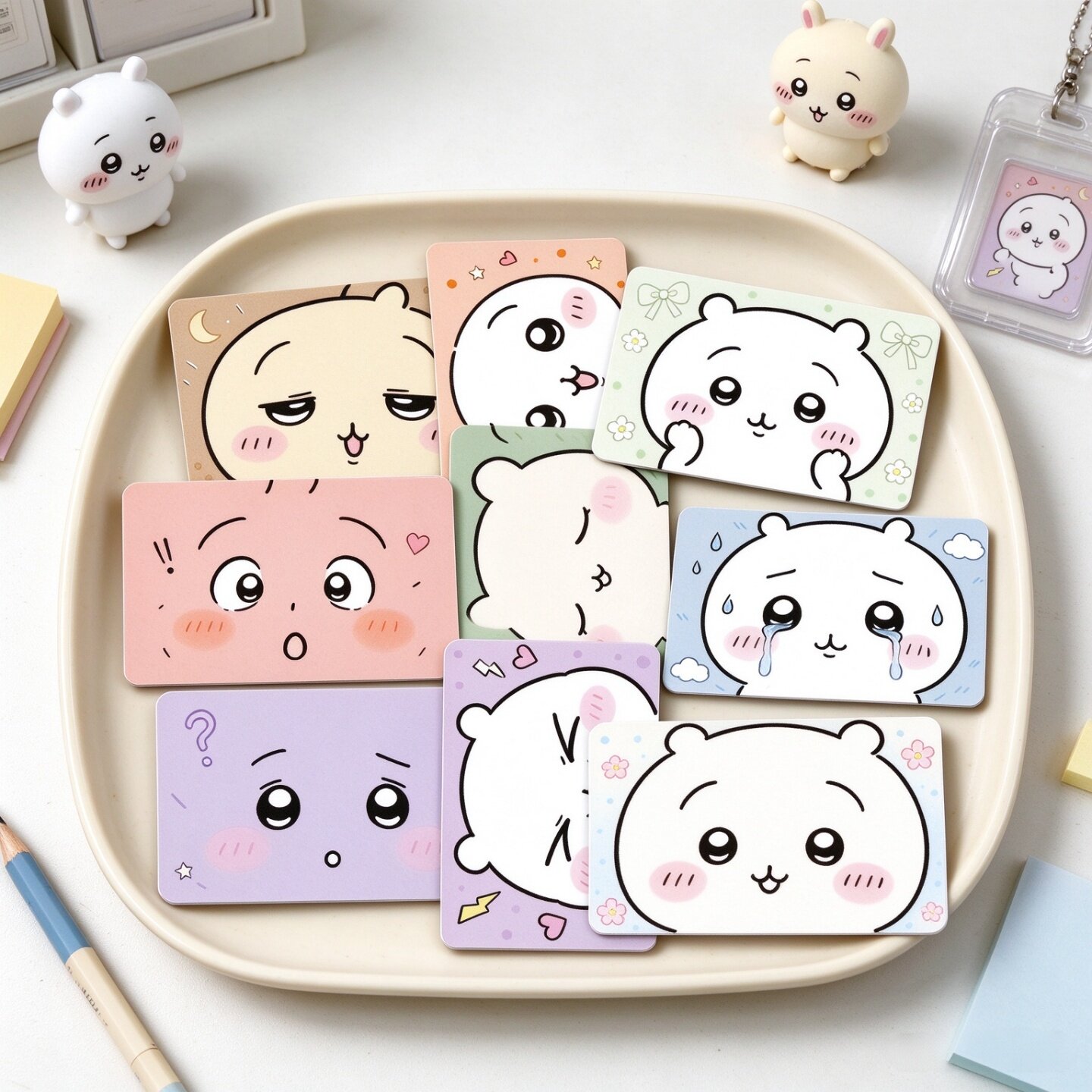 可爱学院吉伊卡哇表情包卡贴贴纸