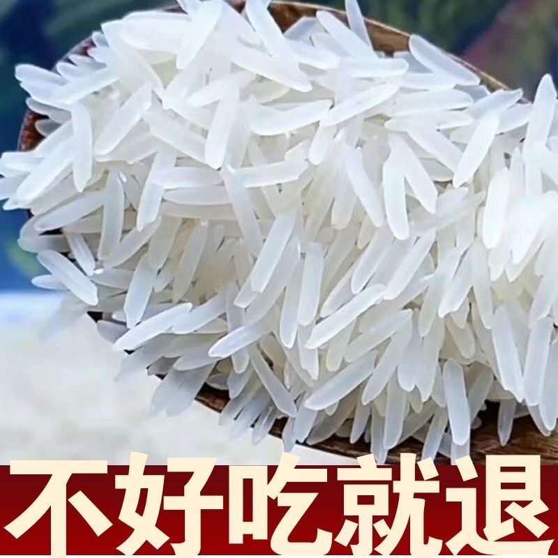 长粒香米20斤丝苗米猫牙米煲仔饭大米新米现磨现发批发