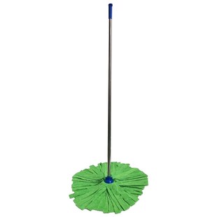 明朗星 超细纤维吸水地拖 布条拖把墩布整体不锈钢管可替换布头