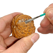 文玩电动打底钢丝核桃打底钢刷机器刷头扣缝针笔神器电动刷头