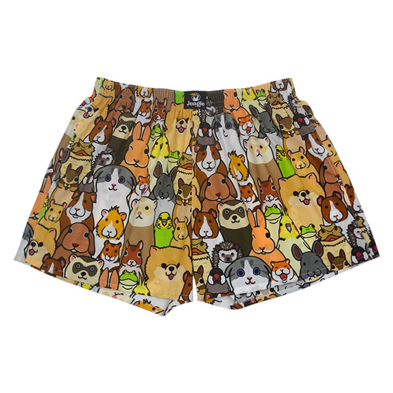 阿罗裤男纯棉四角内裤男生宽松大码裤衩平士透气居家短睡裤薄夏季