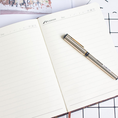 按扣笔记本文具创意日记本A5皮面手账本加厚记事本B5商务笔记本子