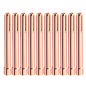 氩弧焊钨针夹头氩弧焊机钨极夹焊枪配件大全紫铜乌针夹套乌极夹管