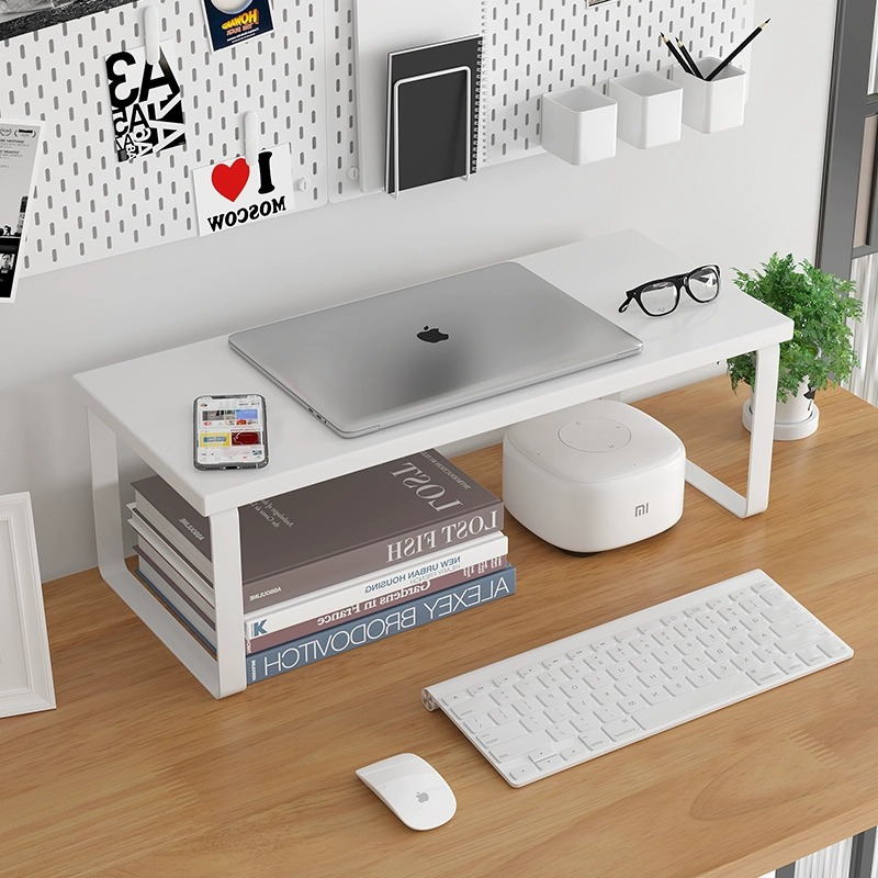 台式电脑增高架办公桌置物架显示器屏幕垫高底座宿舍桌上收纳架子