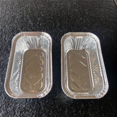 铝箔托盘一次性烧烤锡纸托盒小长方形芝士甜品蛋糕面包模具烘焙
