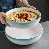 陶瓷酸菜鱼大盆碗家用12寸汤碗大号水煮鱼肉片专用汤盆酒店商用